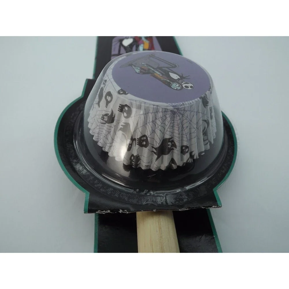 Disney The Night Before Christmas Silicone Spatula 24ct Baking Liners Set